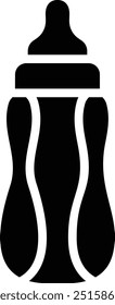 Ilustración de diseño de icono de Vector de botella de bebé
