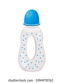 baby bottle, vector illustration