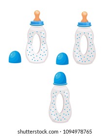 baby bottle, vector illustration