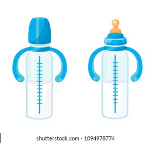 baby bottle, vector illustration