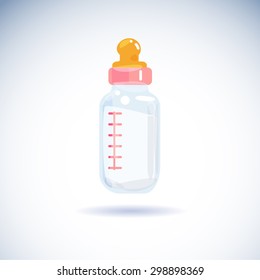 baby bottle - vector illustration