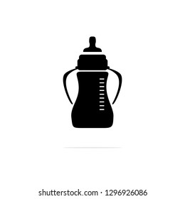 Baby bottles Icon. Vector concept illustration for design.