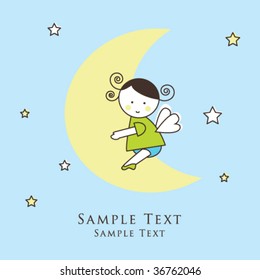  	Baby boy arrival announcement card