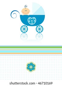 design de chegada de menino bebê