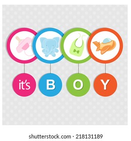 baby boy arrival invitation