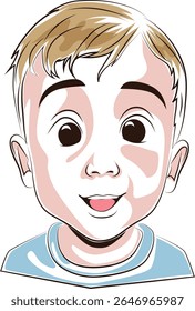 bebê menino loira doodle estilo