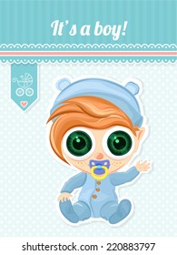 Baby boy card