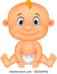 Baby boy cartoon