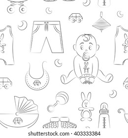 Baby boy design pattern