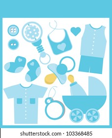 baby boy element set