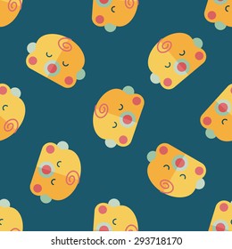 baby boy flat icon,eps10 seamless pattern background
