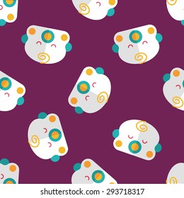 baby boy flat icon,eps10 seamless pattern background