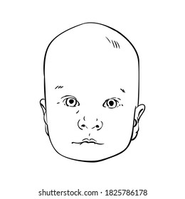 Baby Face Vector Images, Stock Photos & Vectors | Shutterstock