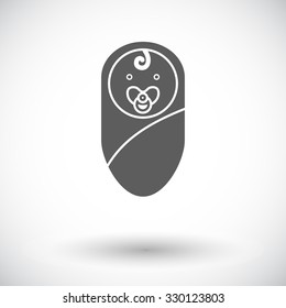 Baby boy icon. Flat vector related icon for web and mobile applications. It can be used as - logo, pictogram, icon, infographic element. Vector Illustration.