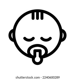 baby boy icon or logo isolated sign symbol vector illustration - high quality black style vector icons
