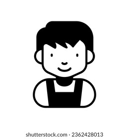 Baby Boy icon in vector. Illustration