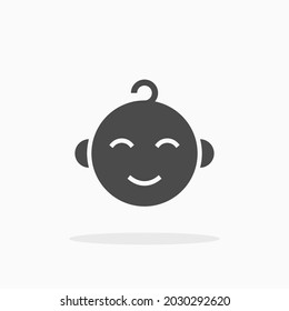 Baby boy icon. For your design, logo. Vector illustration.