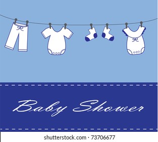 Baby Boy Invitation