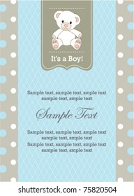 Baby Boy Invitation