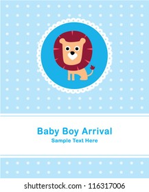 baby boy lion arrival