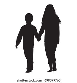 Download Silhouette Kids Holding Hands Images Stock Photos Vectors Shutterstock