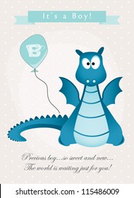 baby boy monster shower invitation