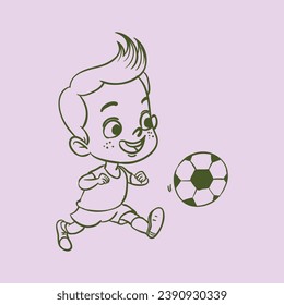 Baby boy playing vector file