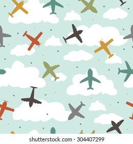 6,499 Cute airplane pattern Images, Stock Photos & Vectors | Shutterstock