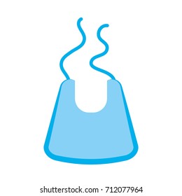 baby boy shower bib accessory design icon