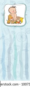 baby boy shower card