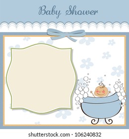 baby boy shower card