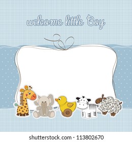 baby boy shower card