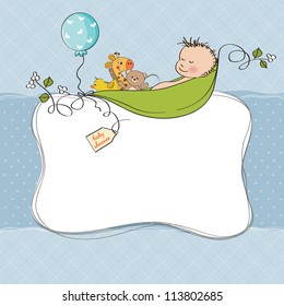 baby boy shower card