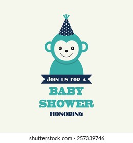 baby boy shower card