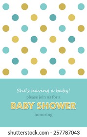 baby boy shower card
