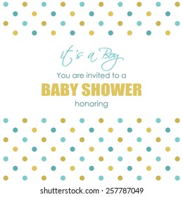 baby boy shower card