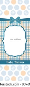 baby boy shower card