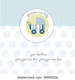 baby boy shower card