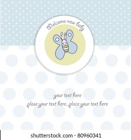 baby boy shower card