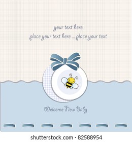 baby boy shower card