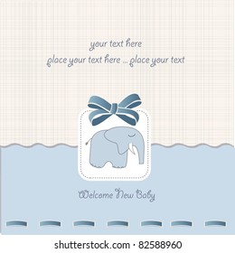 baby boy shower card