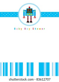 baby boy shower card