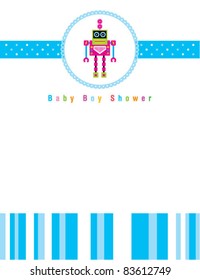 baby boy shower card