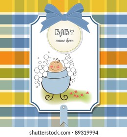 baby boy shower card