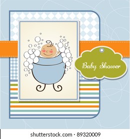 baby boy shower card