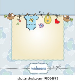 baby boy shower card