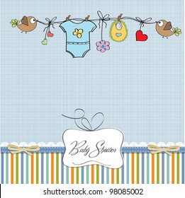 baby boy shower card