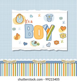 baby boy shower card