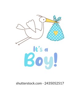 Baby boy shower card, birthday card background