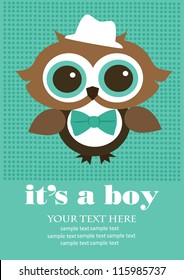baby boy shower design. vector illustration